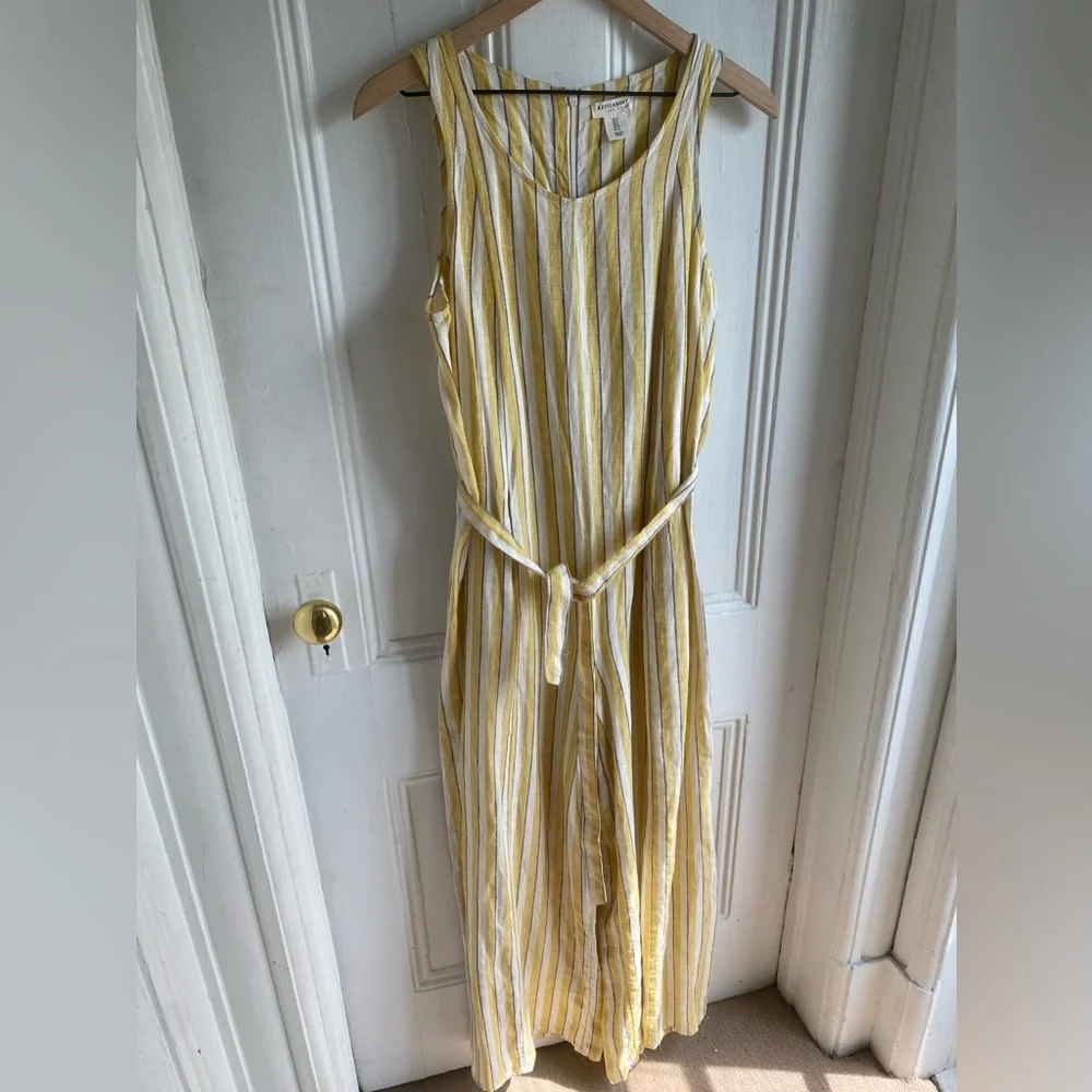 ARTISAN NY oversized linen jumpsuit Sz 4us - Picture 5 of 16